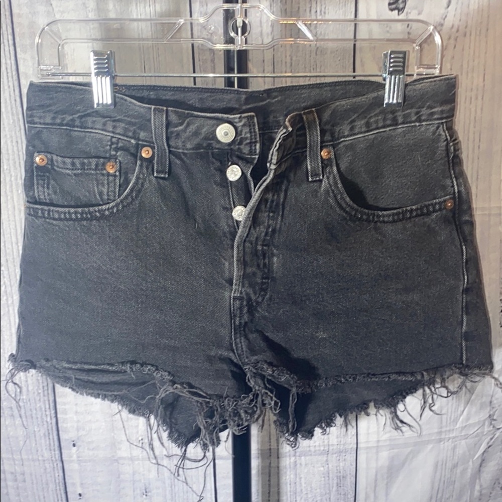 Levi’s 501 Black Denim Women's Shorts